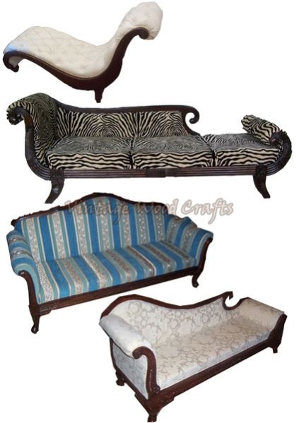 Wooden French Sofa