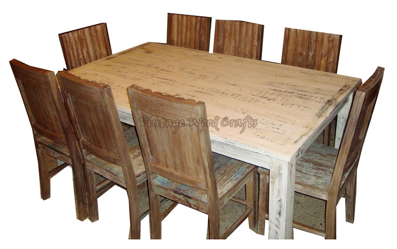 Wooden Italian Dining Table Set