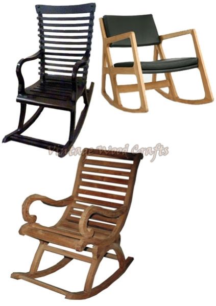 Wooden Rocking Chair