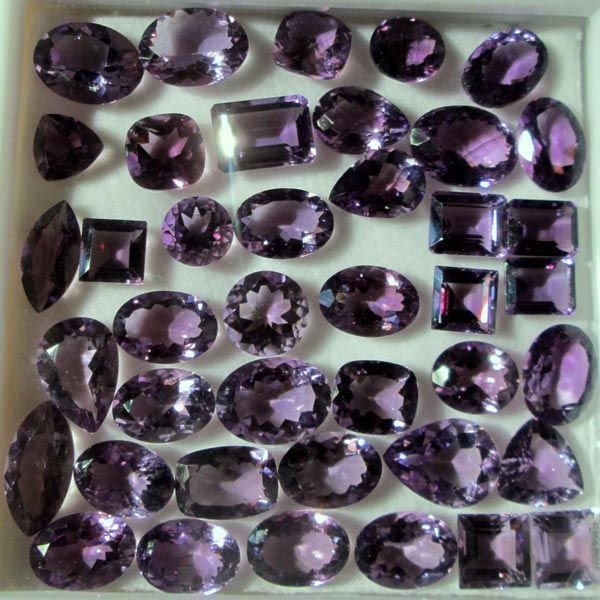 Blue Amethyst Gemstones