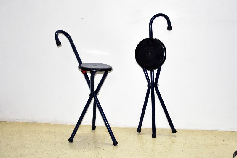 Walking Stick Cum Chair 01