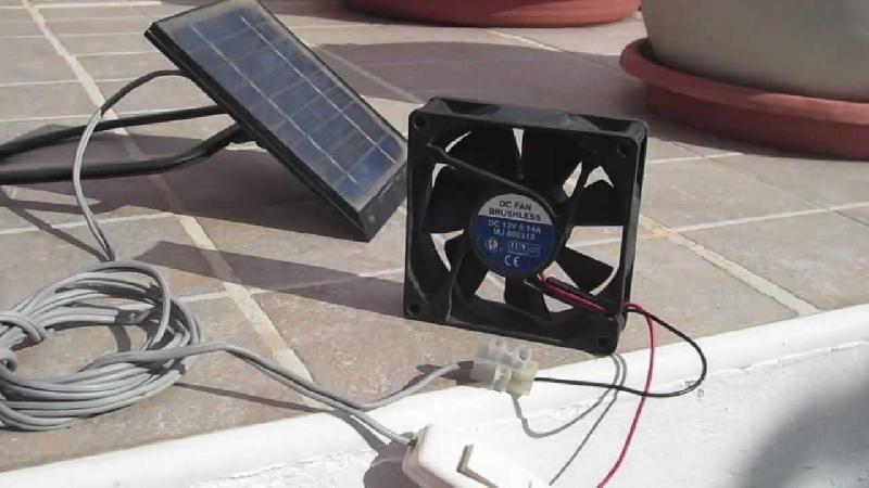 Solar Cell with Fan