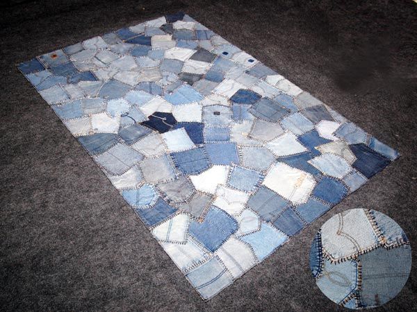 Recycled Denim Rug 01