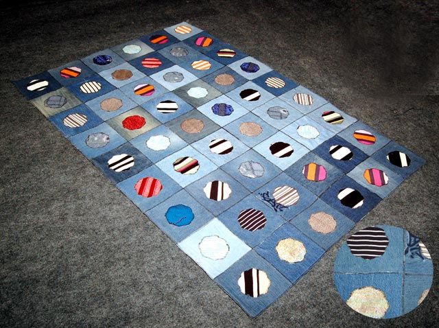 Recycled Denim Rug 02