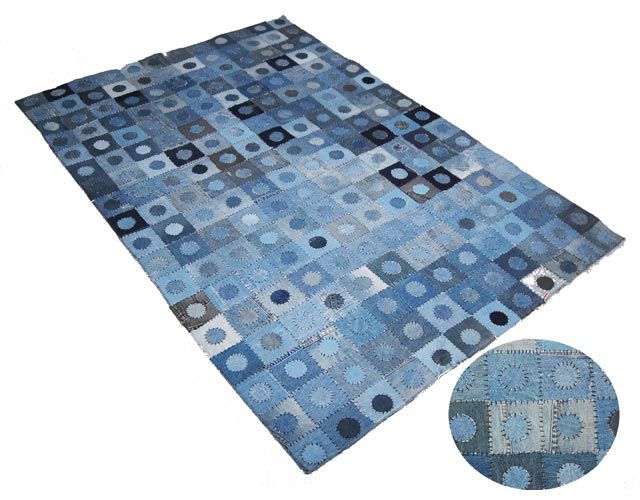 Recycled Denim Rug 03