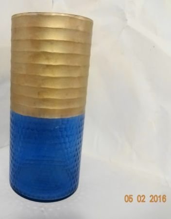 Double Colored Glass Flower Vase 05