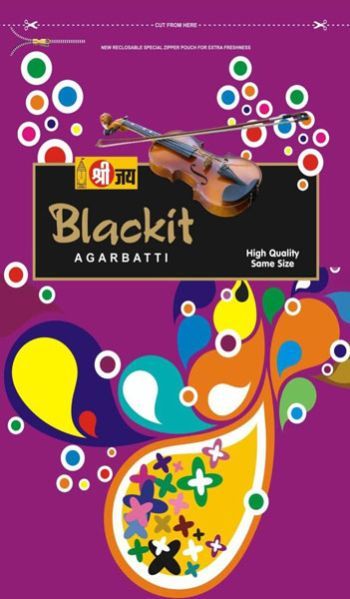 Blackit Incense Sticks Zipper Pouches