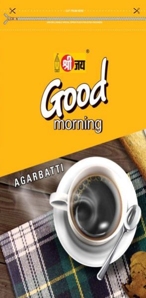 Good Morning Incense Sticks Zipper Pouches