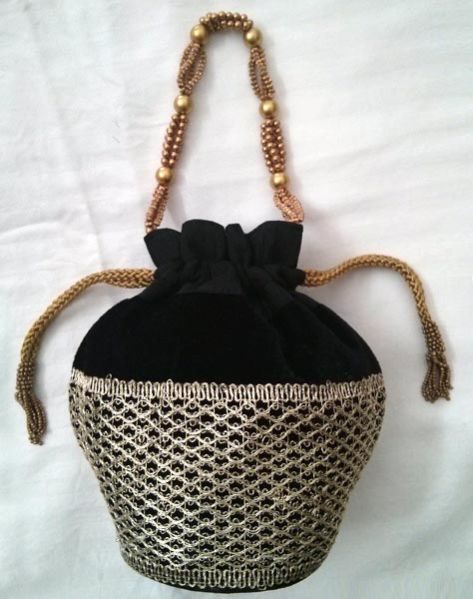 18 lovely Black Potli