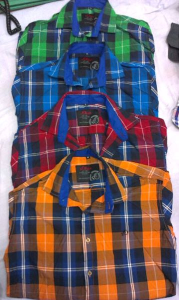 Mens Checked Casual Shirts