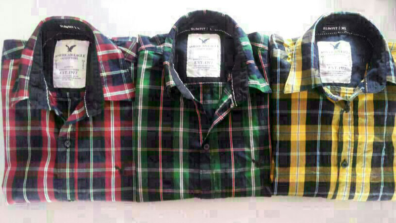 Mens Checked Casual Shirts