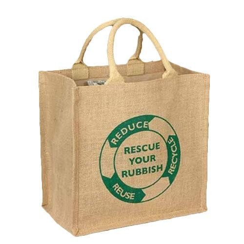 Printed Jute Bag 02
