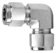 Double Ferrule Compression Tube Union Elbow