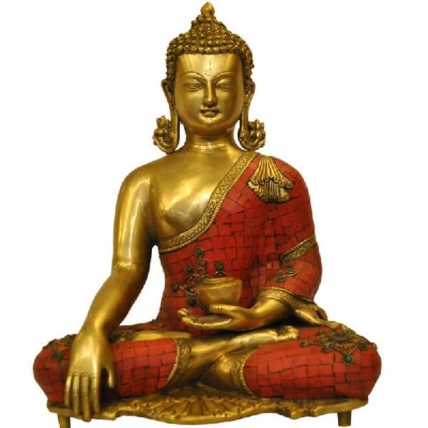 Brass Buddha Statue 01