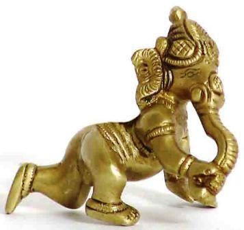 Brass Ganesh Statue 02