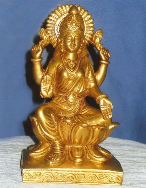 Brass Laxmi Statue 03