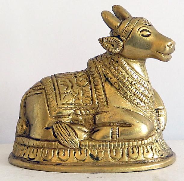 Brass Nandi Statue 04