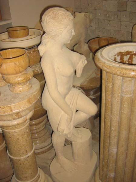 Stone Lady Statue 04