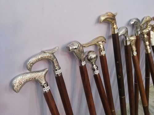 Antique Wooden Walking Stick 01