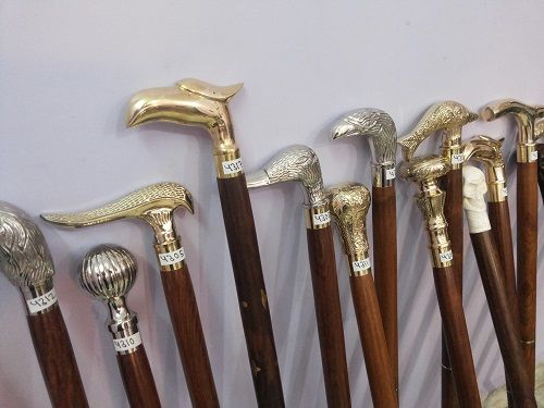 Antique Wooden Walking Stick 02