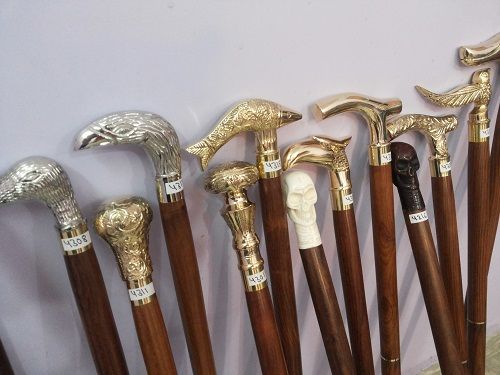 Antique Wooden Walking Stick 03