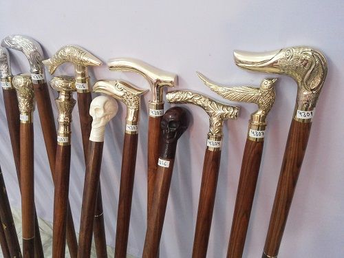 Antique Wooden Walking Stick 04