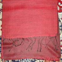 Silk Wool Reverseable Stole 02