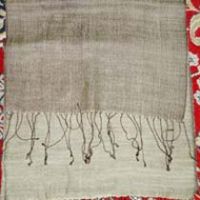 Silk Wool Reverseable Stole 03