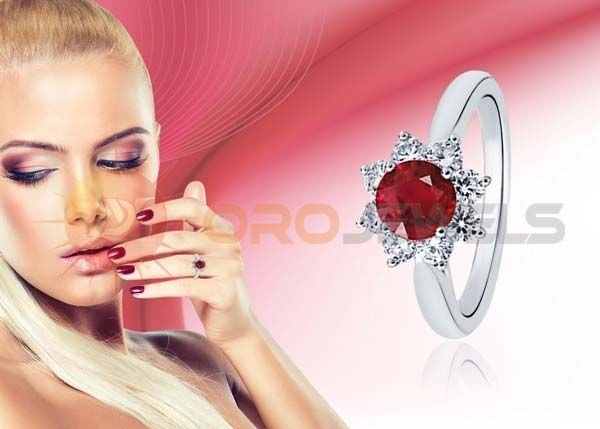 18k ruby Ring