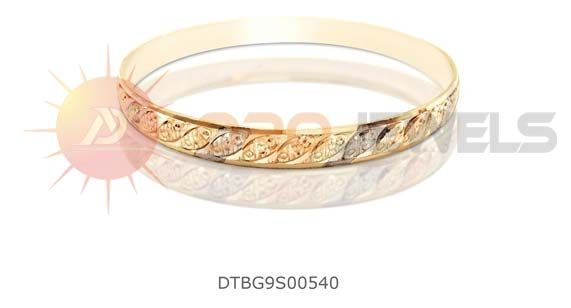 3 tone plated bangles