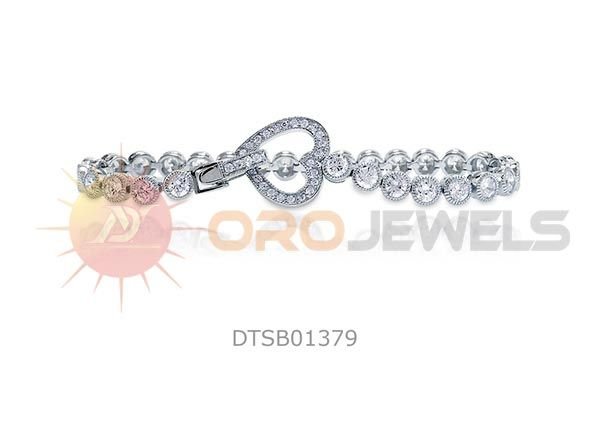 925 sterling silver infinity bracelet