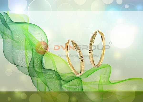 Cheap earring gold plated