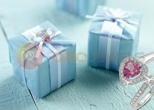 Heart Gemstone Rings