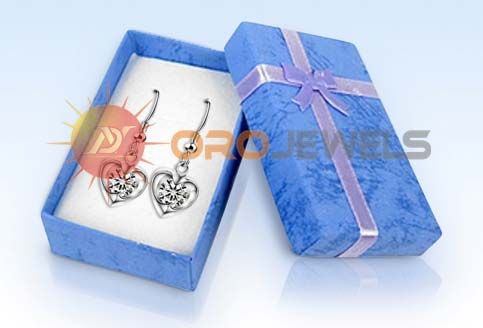 Silver earrings designs for girls