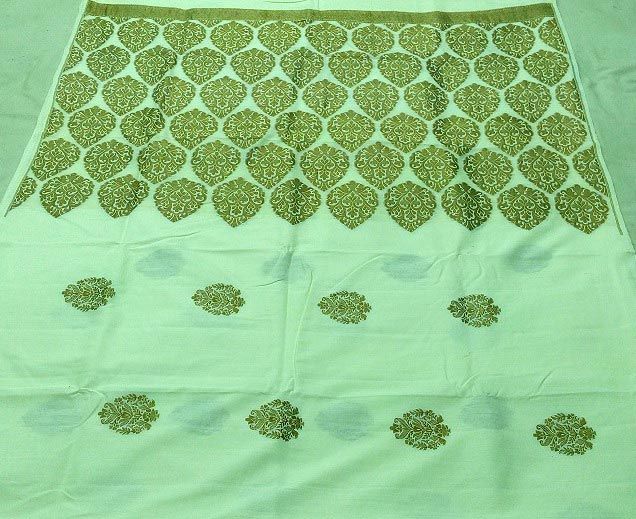 Handloom Pure Monga Silk Bootis  Saree