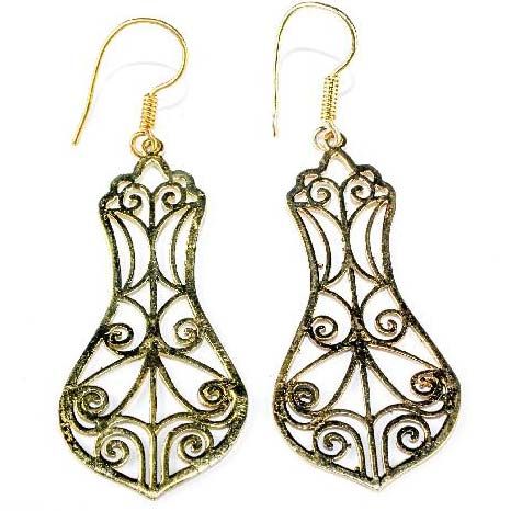 Brass Earrings 02