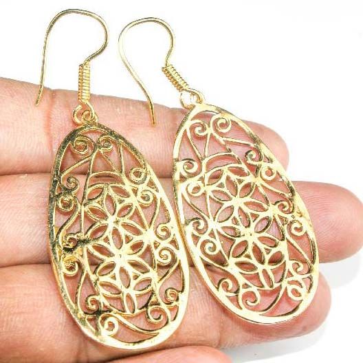 Brass Earrings 08