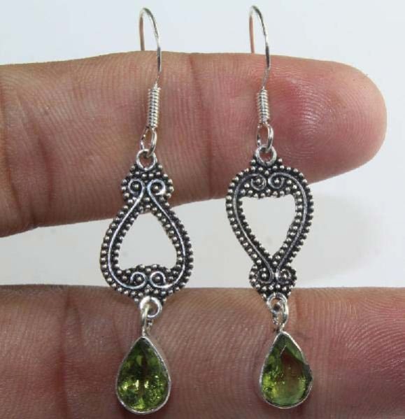 Semi Precious Stone Studded Earrings 04