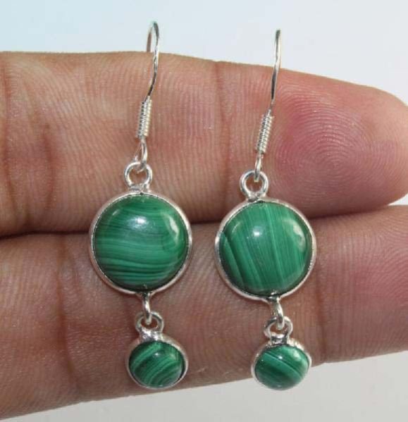 Semi Precious Stone Studded Earrings 05