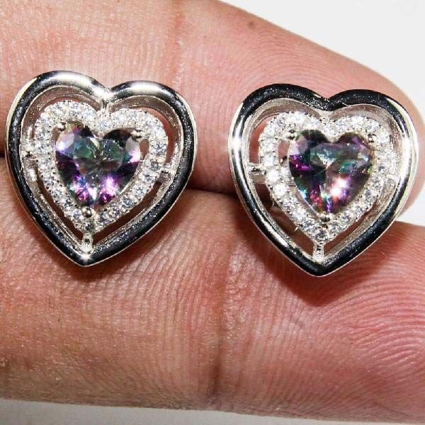 Semi Precious Stone Studded Earrings 08