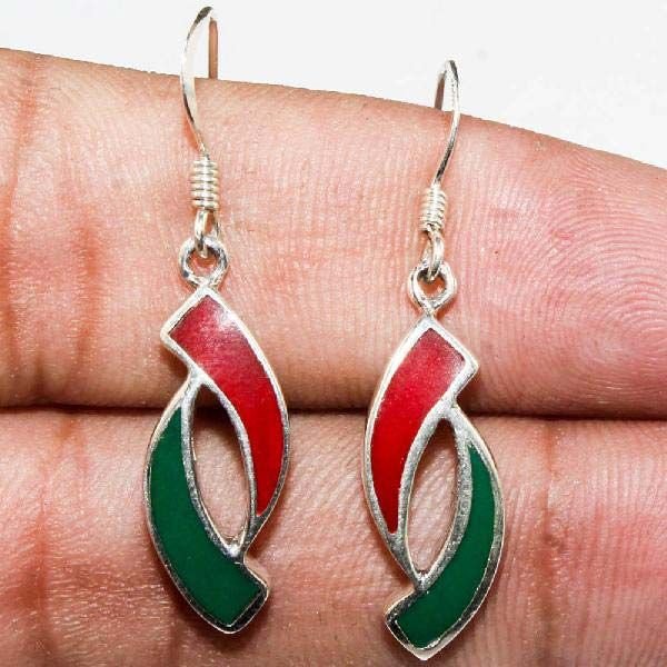 Semi Precious Stone Studded Earrings 11