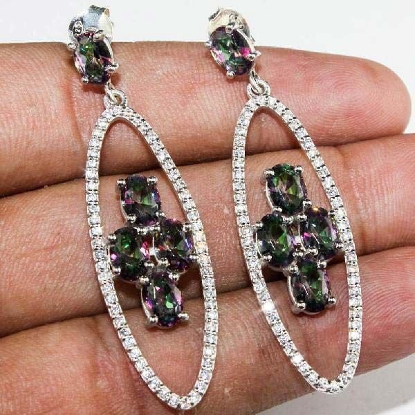Semi Precious Stone Studded Earrings 12