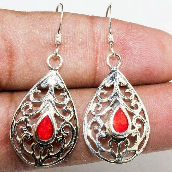 Semi Precious Stone Studded Earrings 13