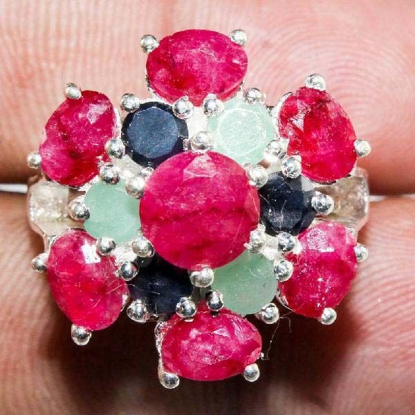 Semi Precious Stone Studded Ring 13