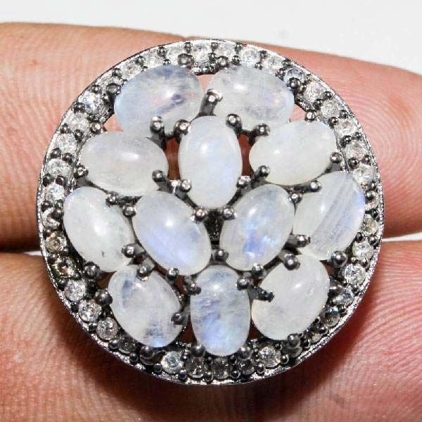 Semi Precious Stone Studded Ring 14