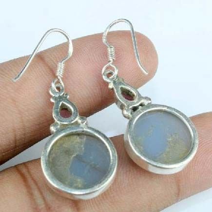 Semi Precious Stone Studded Earrings 02