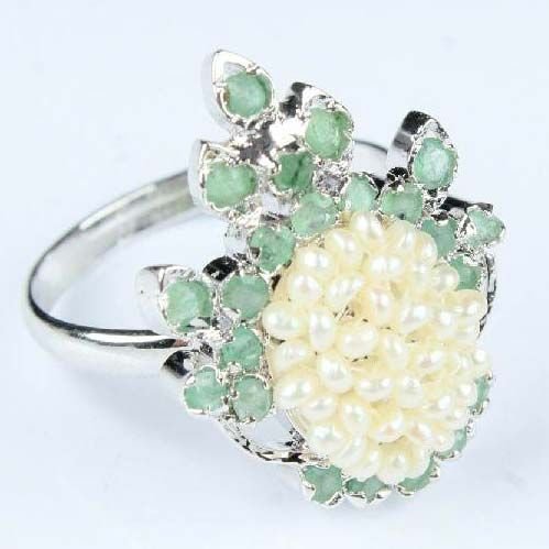 Semi Precious Stone Studded Ring 02