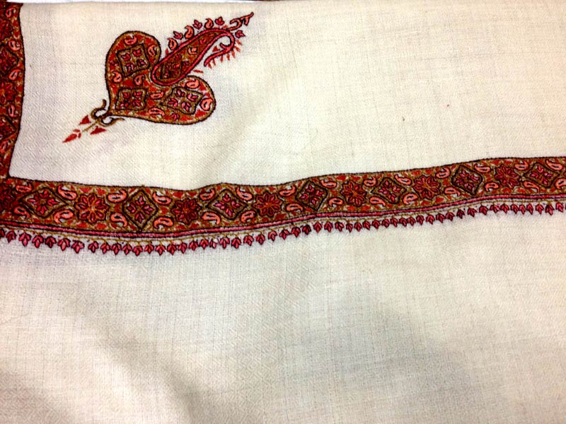 Cashmere Premium Hand Emb Pashmina - SA-2046