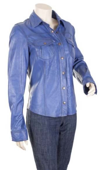 Ladies Leather Shirt