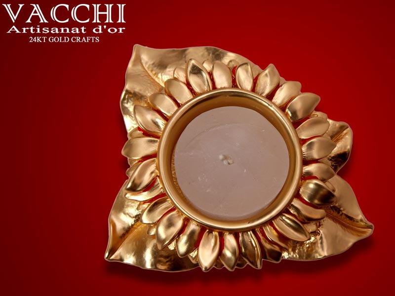 Vacchi Gold Plated Diya